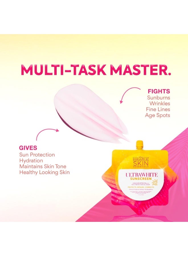 Hikari واقي الشمس هيكاري الترا وايت SPF 50 PA++++ حماية يومية - Image 5